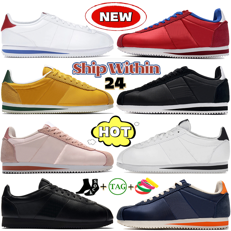 Classic designer running shoes Leather Nylon mens sneakers Forrest Gump obsidian triple white black gum Be True Rose Pink low outdoor men women sports trainers
