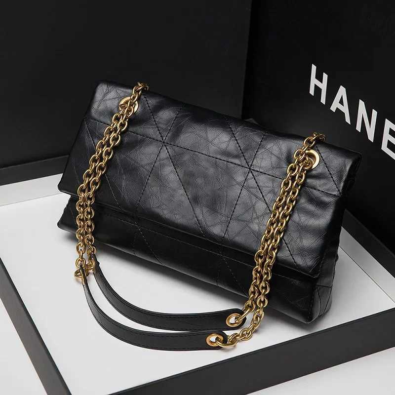 Autumn/Winter 2024 New Small perfume Chain Shoe Bag Versatile Crossbody Underarm Folding Bag Y250321