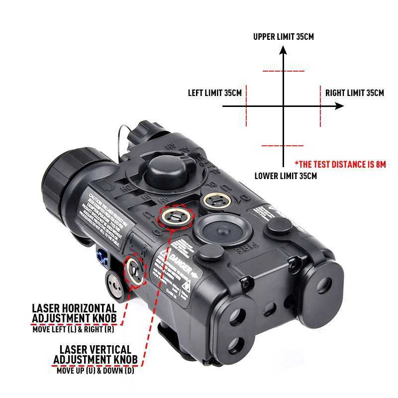 WADSN L3 NGAL IR Fill Light Red Green Laser Infrared Laser Nylon Full-Featured Version Fit 20mm Picatinny Rail Hunting Lamp X250317