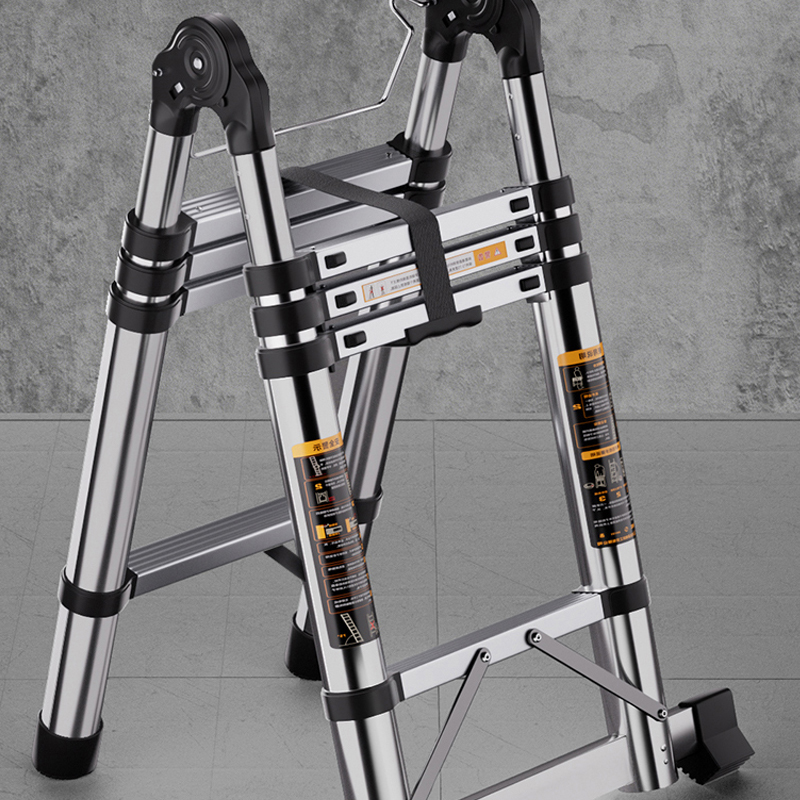 Arashi Durable Foldable Aluminum Step Ladder - Safe & Sturdy Home Use