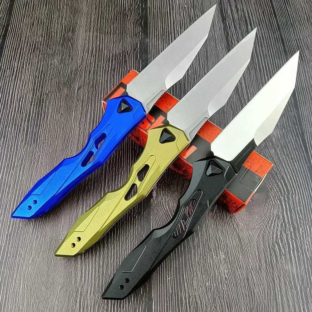 Outdoor Cam KS 7650 Launch 13 Folding Kit Knife CPM154 Blade Aluminum Manual Tactical Hiking Knife Hunting Portable Tool W250317