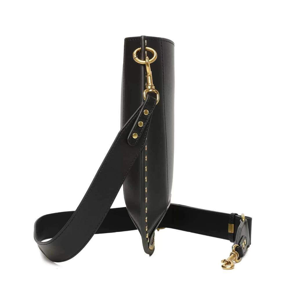 Retro Rivet Nail Genuine Leather Shoulder Crossbody Personalized IM OSKAN SACS Women Bag With Custom