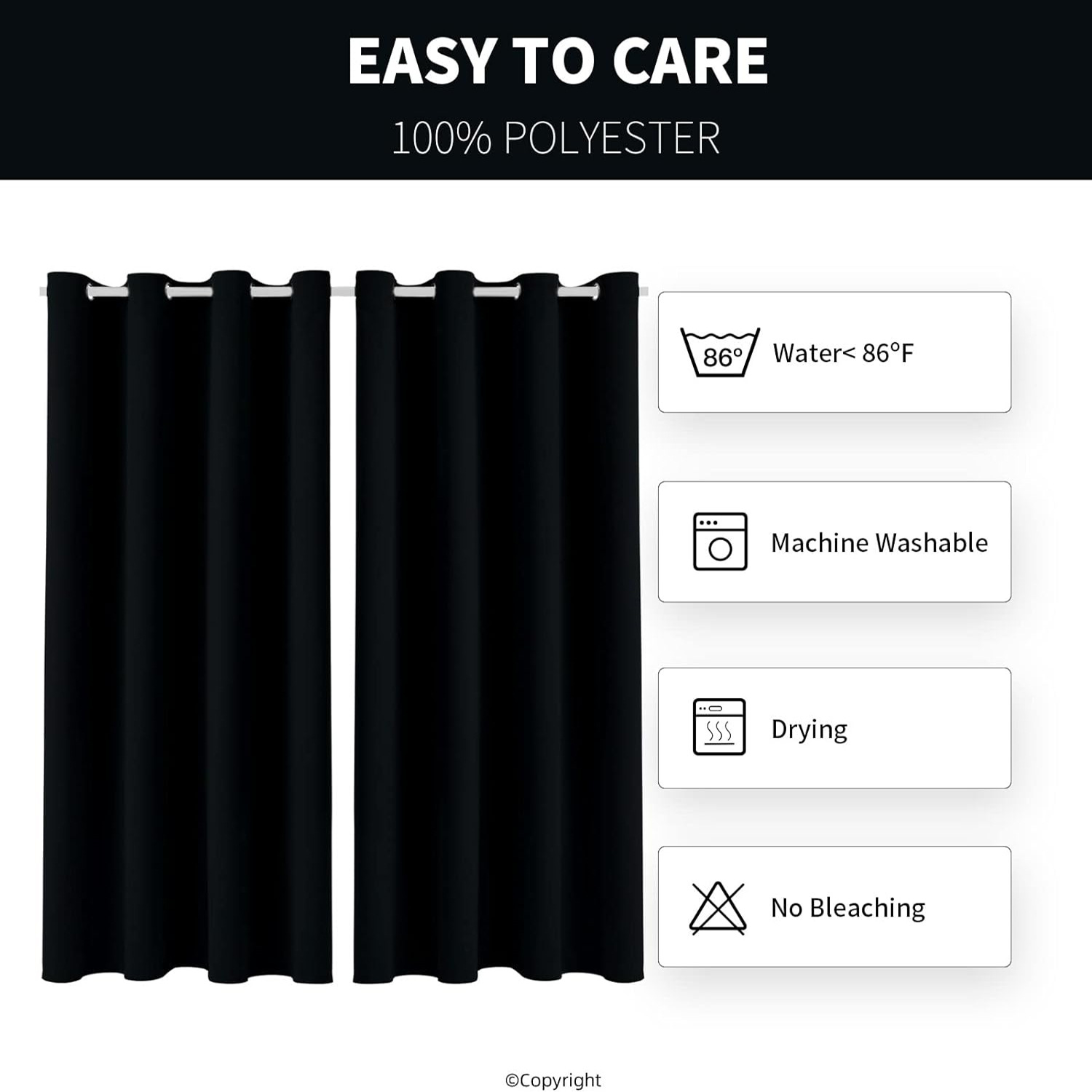 C349 Anti-mildew and waterproof high-precision outdoor curtain finished product single row perforated pavilion garden sunshade windproof
