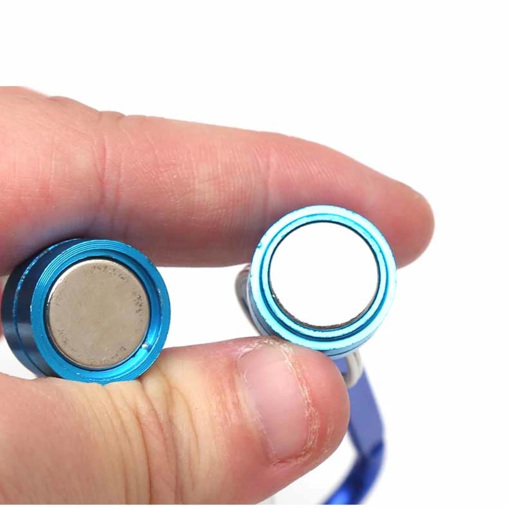 Strong Magnetic Carabiner Aluminum Alloy Carabiner Keychain Camping Climbing Snap Clip Lock Buckle Hook Fishing Tool