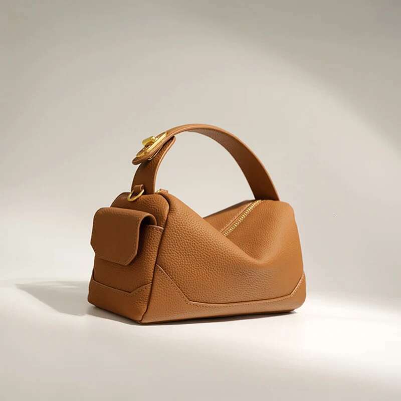 Genuine Leather Female Messenger Pillow High Quality Women Daily Use Handbags Multifunctional Lady Simple Shoulder Bag New