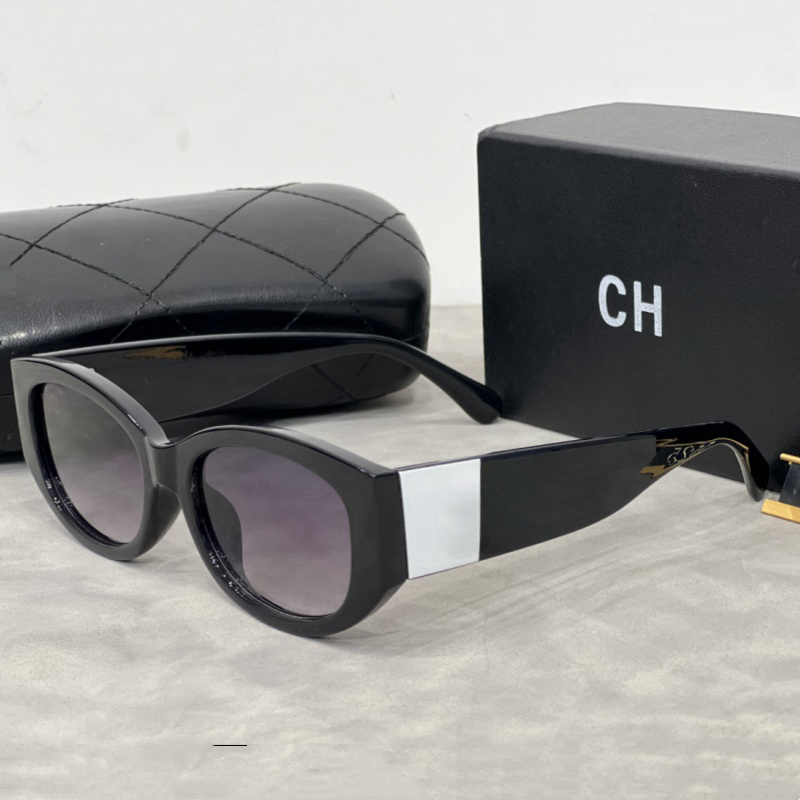 Top luxury 5525 Sunglasses polaroid lens designer womens Mens Goggle senior Eyewear For Women eyeglasses frame Vintage Metal Sun Glasses With Box leopard