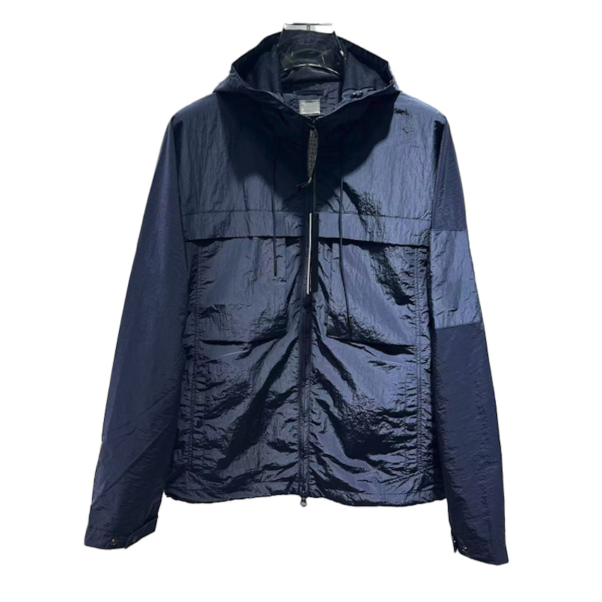 Mens Jackets Spring and autumn hooded casual coat fashion European and American street men's thin jacket