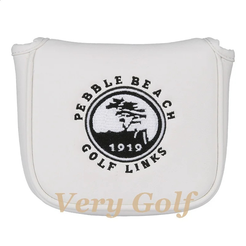 USA Pebble Beach Golf Square Mallet Putter Head Cover for Center Shaft Putters 250314