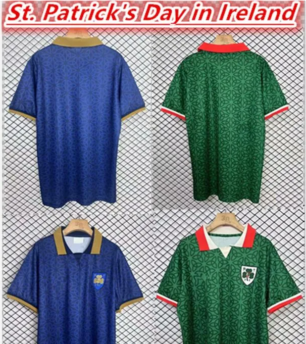25 26 St. Patrick's Day home and away football shirts, adult football jerseys in Ireland