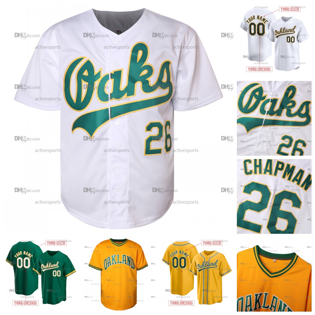 Custom 25 Rooker 15 Brown Baseball Jersey 20 Gelof Urshela Andujar Bleday Canseco Stitched Number Name Mens Womens Youth