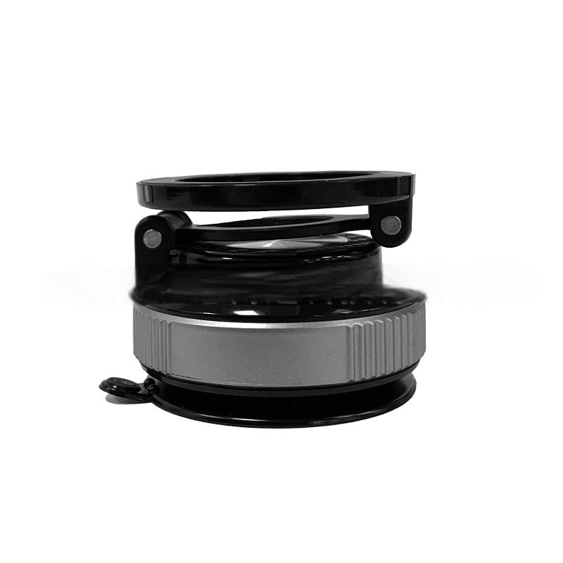 Car Phone Holder, Vacuum Suction Cup Car Mount, 360° Rotatable & Foldable Magnetic Phone Stand for Dashboard Windshield, Universal Hands-Free