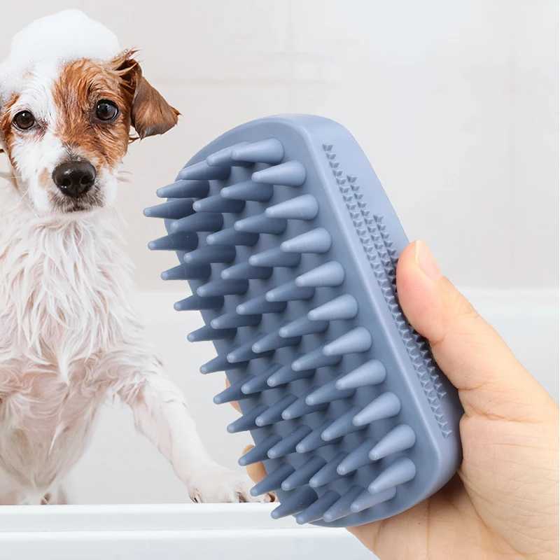 Pet grooming brush rubber comb hair removal brush pet grooming brush pet grooming brushT250317