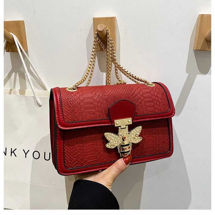 Luxury brand handbag new bee Fem shoe bag simple and high-quality leather horizontal chain handbag Z250422