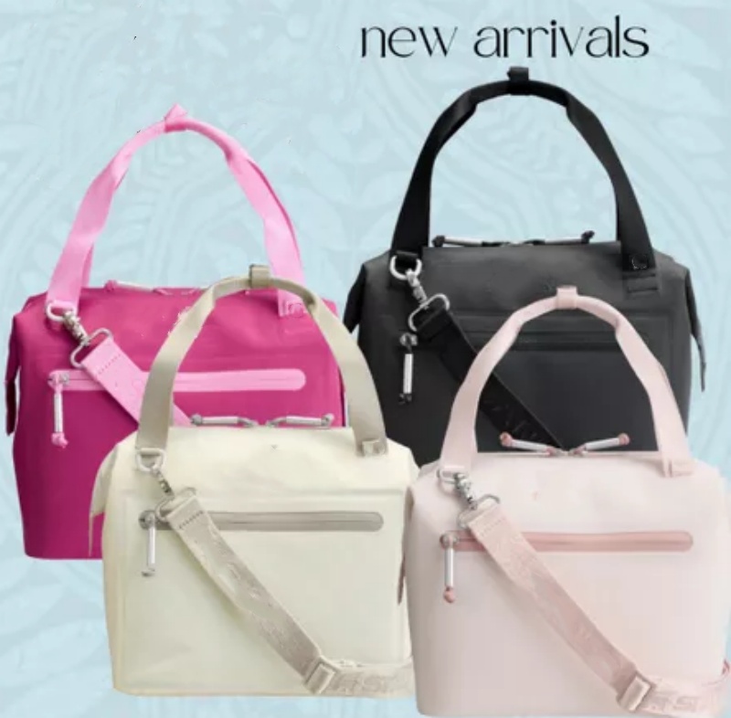 Stock US All Day Julienne Mini Soft Lunch Bag Box Recycled Polyester 12-Hour Coog Travel Cooler Bags Black 0318 0317Bag