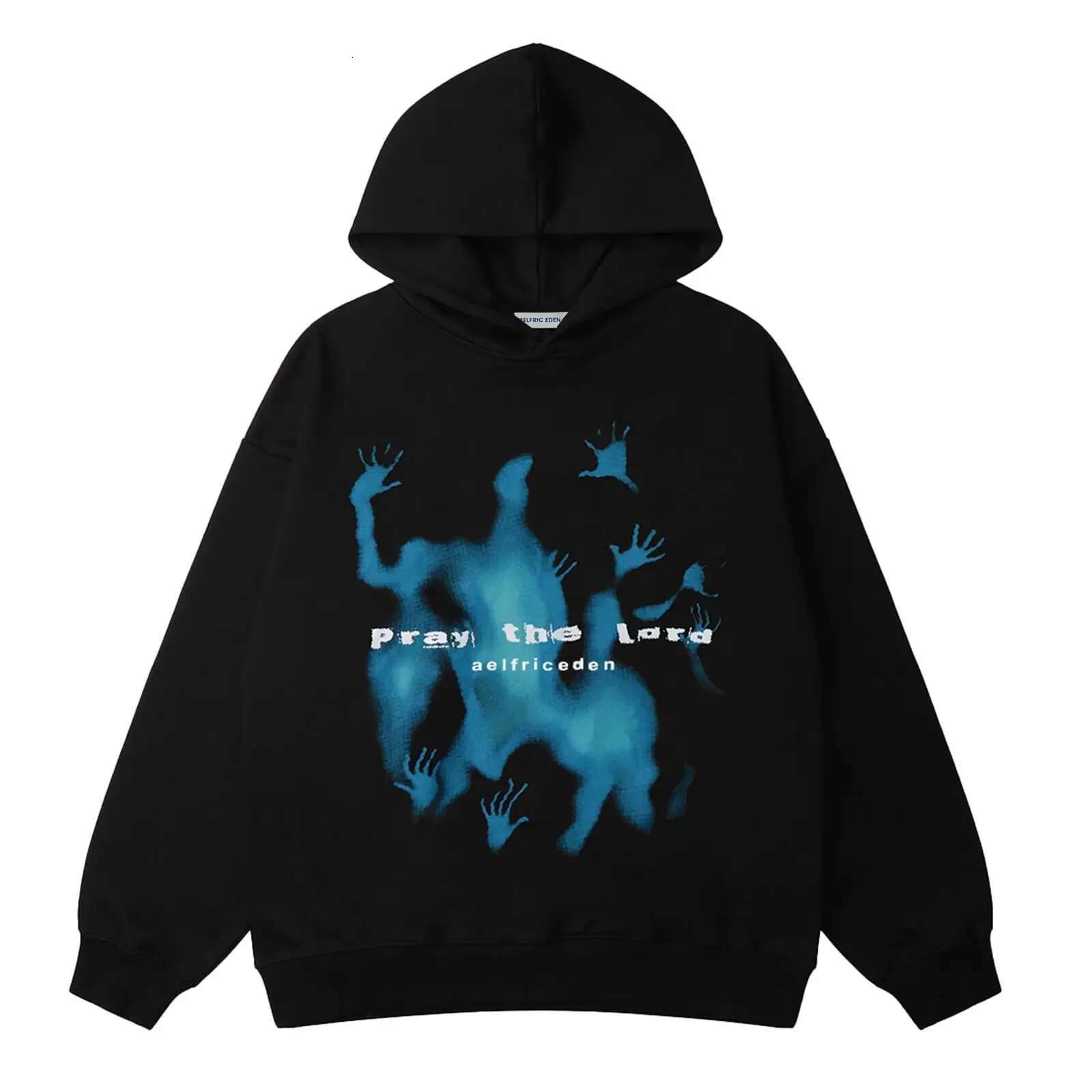 Designer Hoodie Aelfric Eden Pattern Hoodie Retro Printed Fashionable Hoodie Sweatshirt Casual Oversized Long Sleeved Street Wear Hoodie Pullover