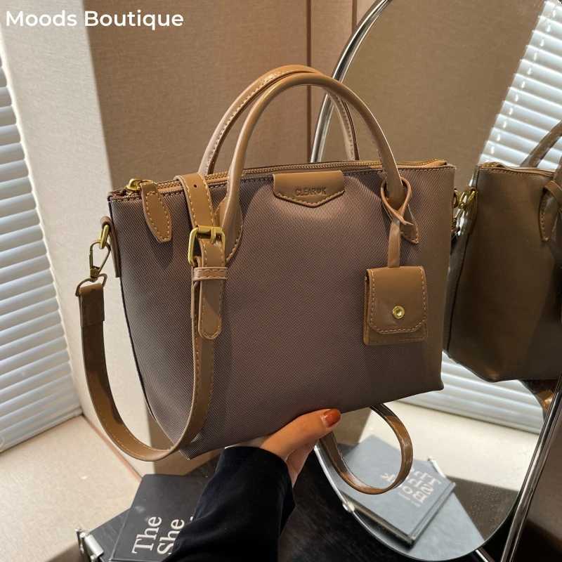 High quality brand top bag suitable for warm Oxford cloth mini Shoder shopping bag handbag with pendant 2024 designer luxury handbag Y250321