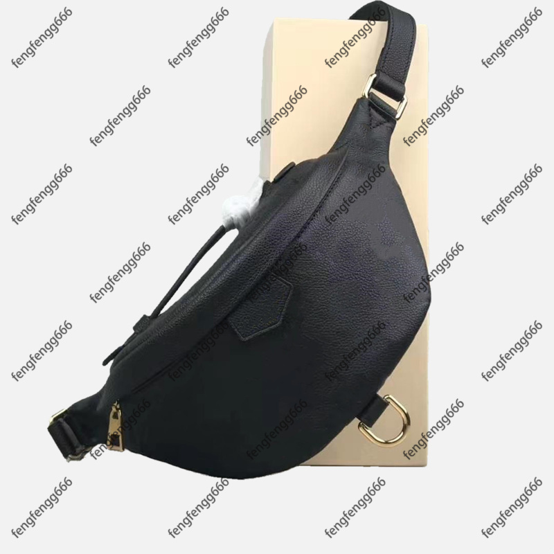 M43644 Hot selling leather embossed women waist bag Luxury handbag fashion designer belt bag Top quality cross body bum bag men tote Clutch shoul