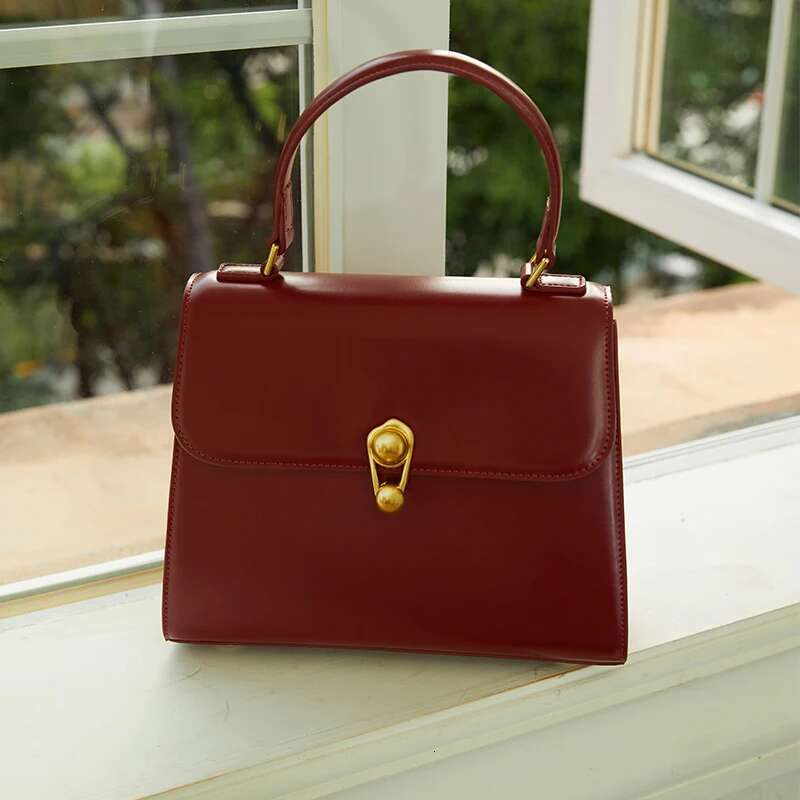 LA FESTIN 2024 New Designer Classic Top Handle Handbag Large Capacity Shoulder Messenger Fashion Leather Bag