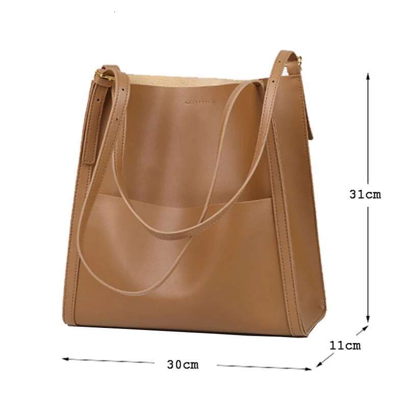 Lady Casual Split Leather Handbag And Shoulder For Women Bags Brand Designer Magnetic Buckle Teenage Girl Commute Tote
