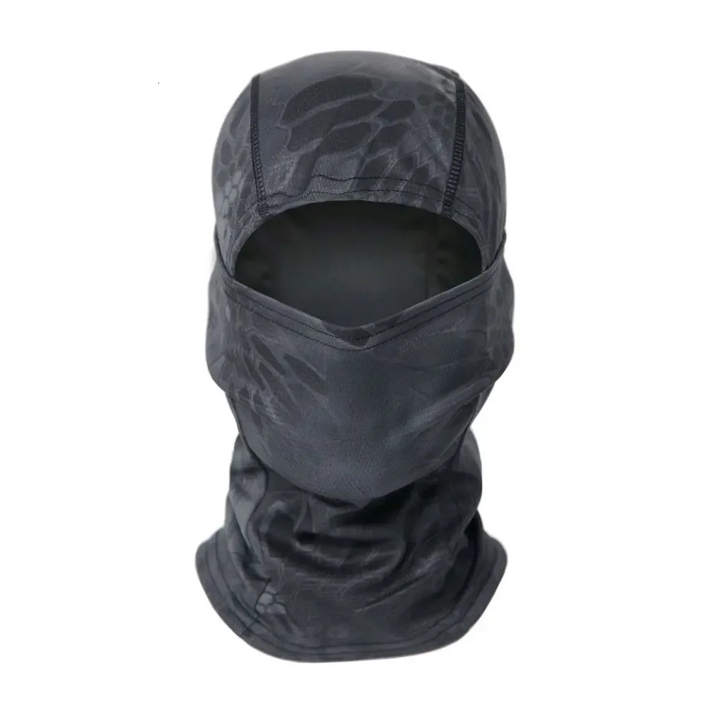 Tactical Airsoft Full Face Balaclava Paintball Cycling Bicycle Hiking Scarf Fishing Snowboard Ski Masks Hood Hat Men Women 250317