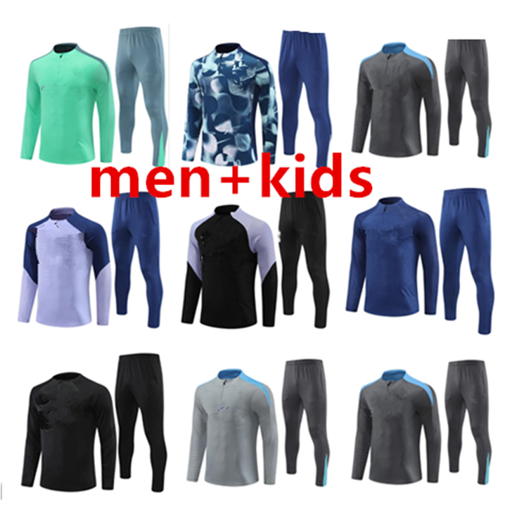 Tottenham Long sleeved half pull training suit spur Klinsmann GASCOIGNE ANDERTON SHERINGHAM 2025 2026 HAM BALE KANE HOJBJERG Adult children's clothing sportswear