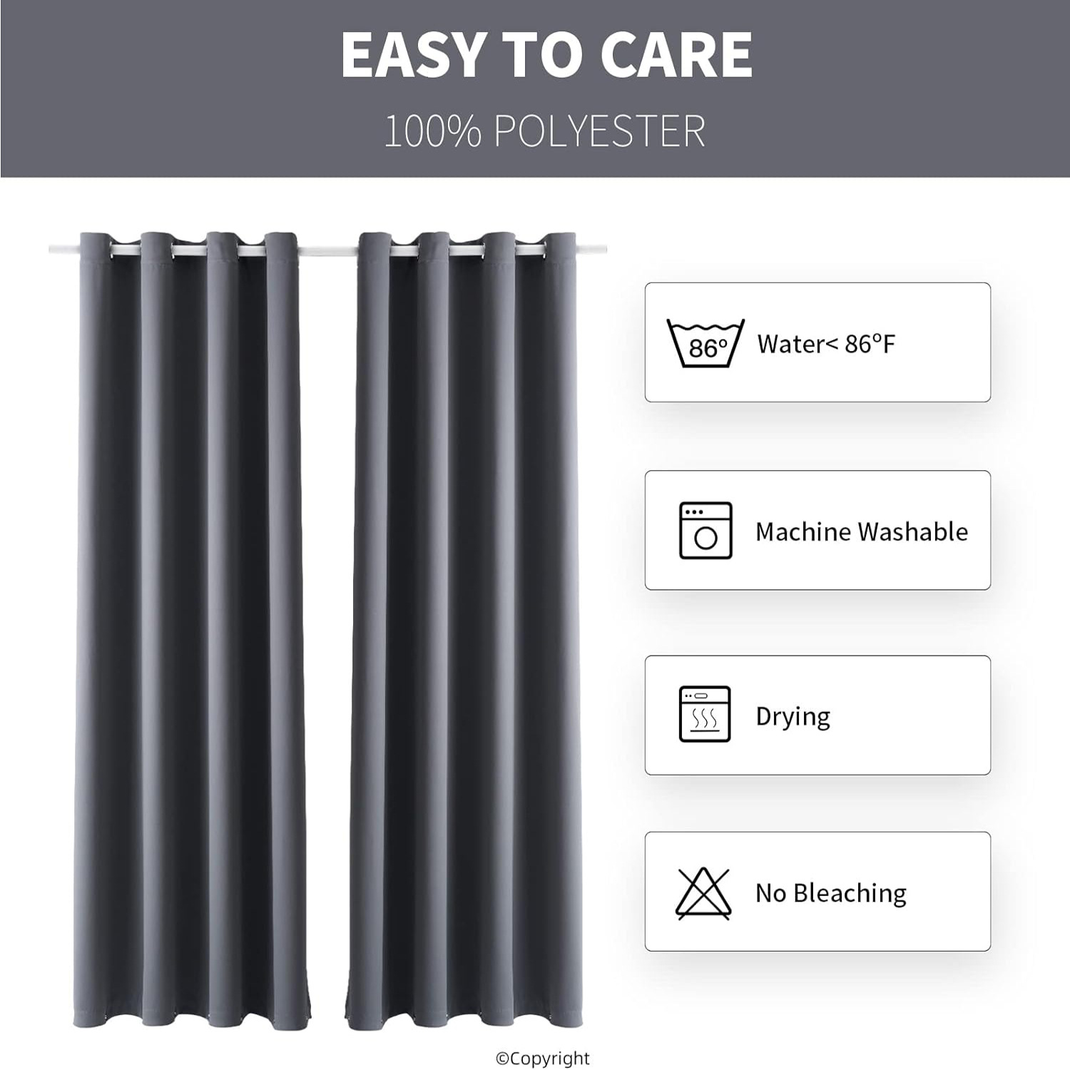 C349 Anti-mildew and waterproof high-precision outdoor curtain finished product single row perforated pavilion garden sunshade windproof