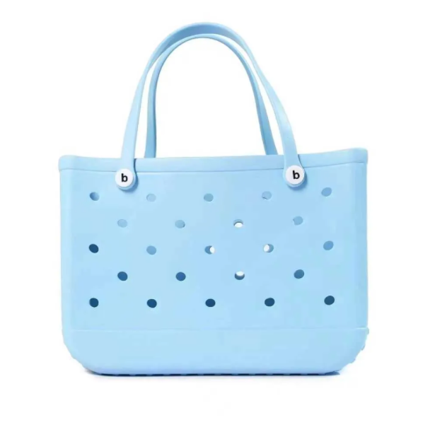 XL Eva Beach Boggs Bag Waterproof Extra Large Tote Bag Beach Basket Wen Picnic Handbag 48cm XL Tote Bag Rubber shopping Bags Z250113 w250417