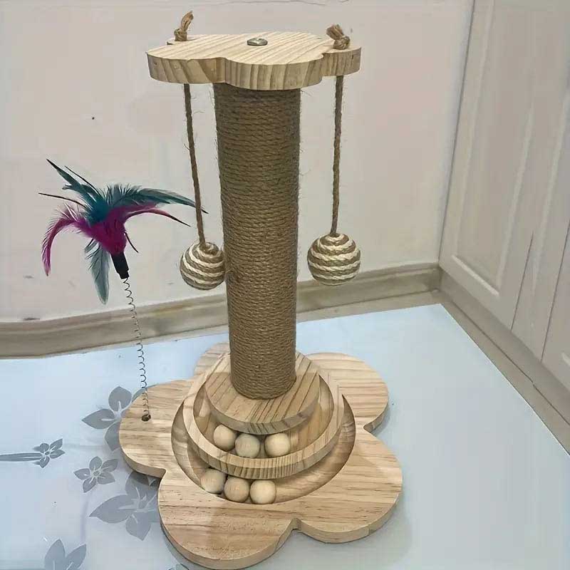 Strong Mesh Vertical Cat Scratcher - Safe for Pets & Enhanced Stability from Manufacturer Direct Supply - view 3