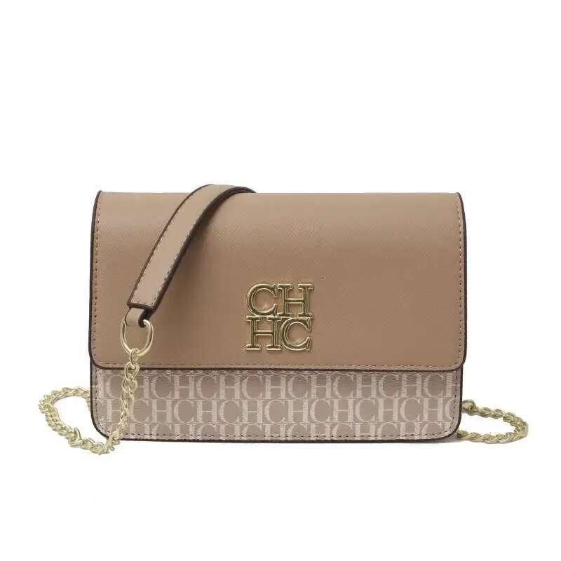 CH Pure Color Design Classic Crossbody Fashion Brand hot Multi Emed Handbag Ladies Shoulder Bag