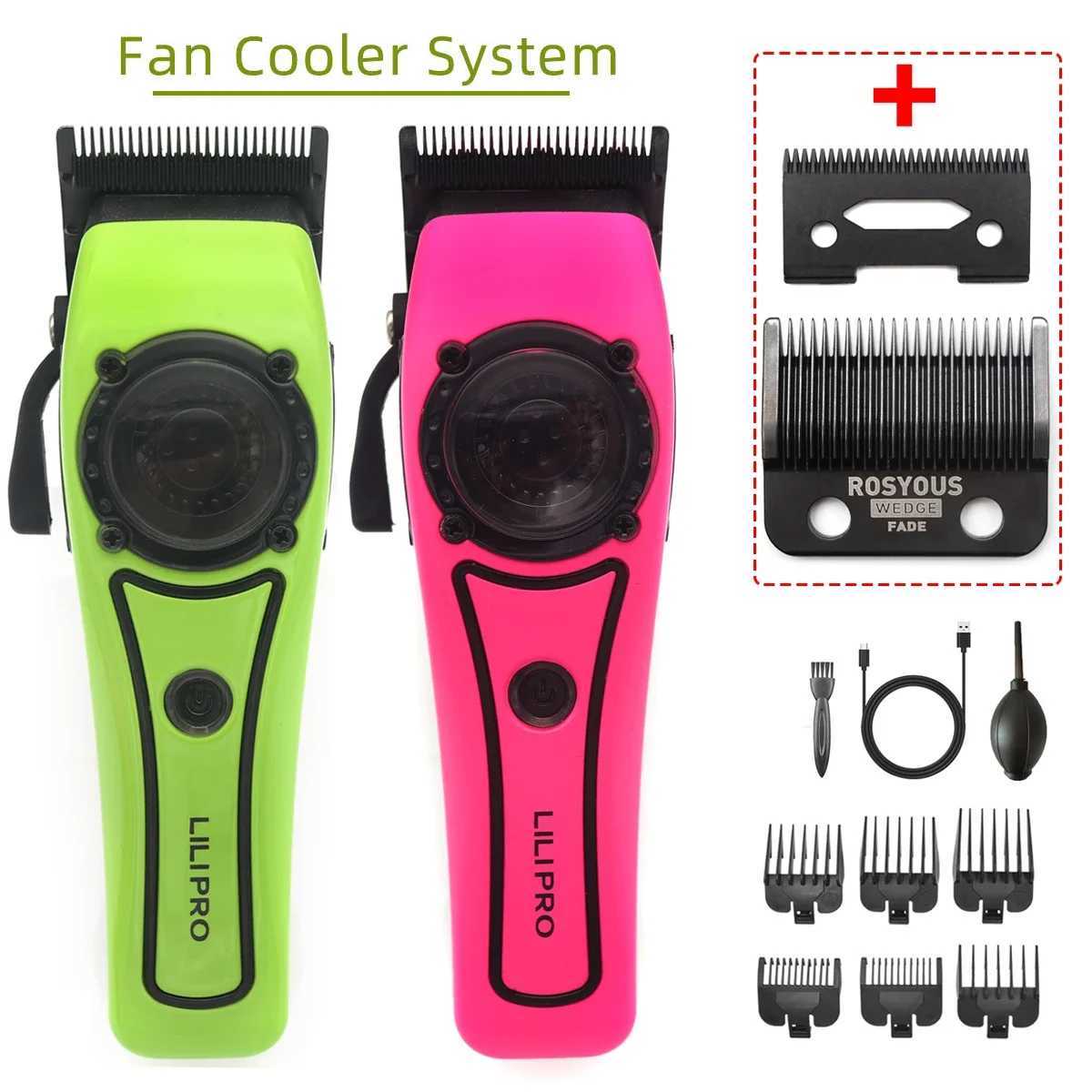 LILIPRO L61 Mens Hair Clipper Fan Cooler System 8000RPM DLC Cordless USB Professional Hair ClipperXJ250317