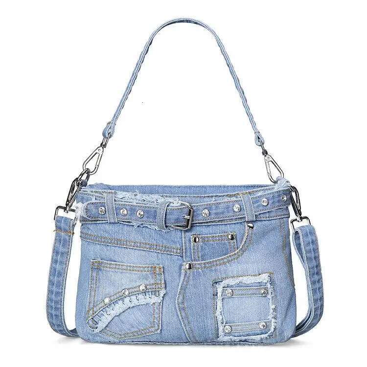 Casual Fashion Denim Lady Handbags Jeans Totes Women Shoulder Women's Tote Bag Cowboy Bags