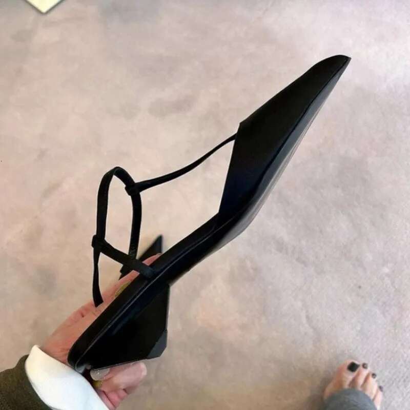 Brand Shoes for Women Sexy Pointed Toe Women's Sandals Comfortable Low Heel Trendy Sandal Simple Versatile Large Size Pumps