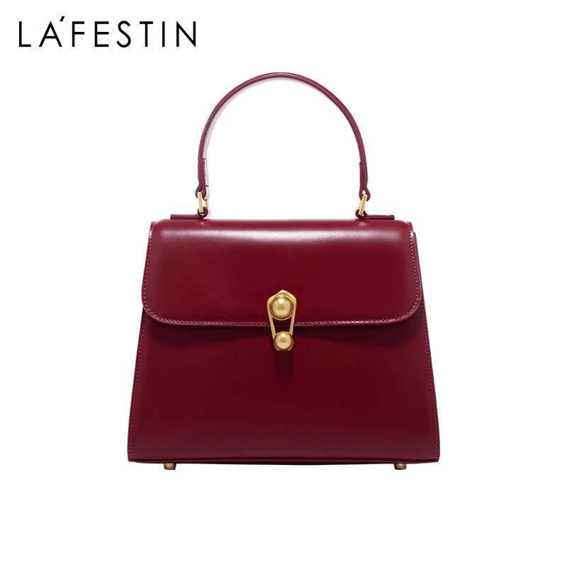 LA FESTIN 2024 New Designer Classic Top Handle Handbag Large Capacity Shoulder Messenger Fashion Leather Bag