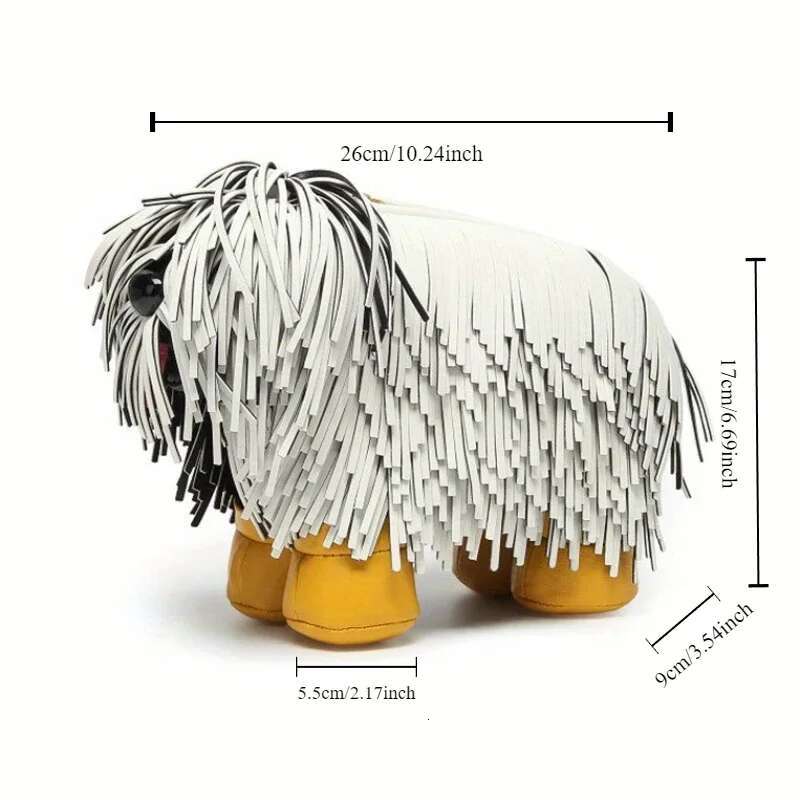 Cute PU Leather hot Dog-Shaped Crossbody Wallet for Women