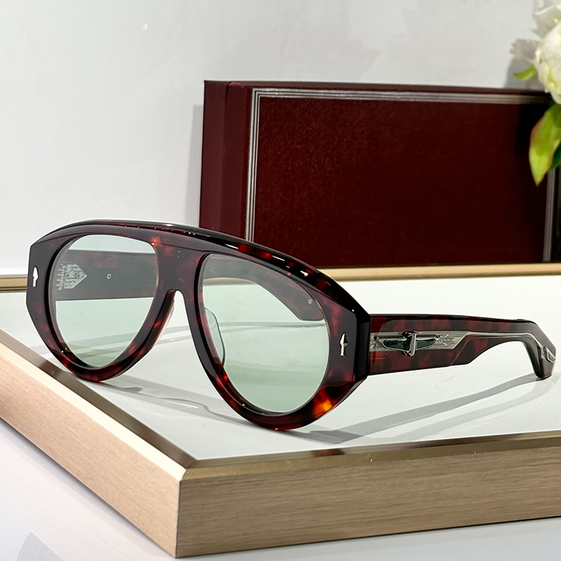 Designer Pilot Sunglasses For Men Women Handmade Oversized Acetate Eyewear BANDIT Luxury Sunglasses Outdoor Goggles UV400 Glasses With Box