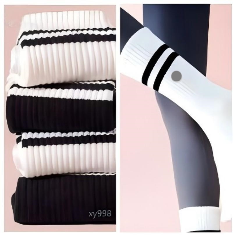 Women Pilates Non-slip Yoga Socks Womens Indoor Fitness Dance Middle Tube Yoga Socks Sports Fitness Socks