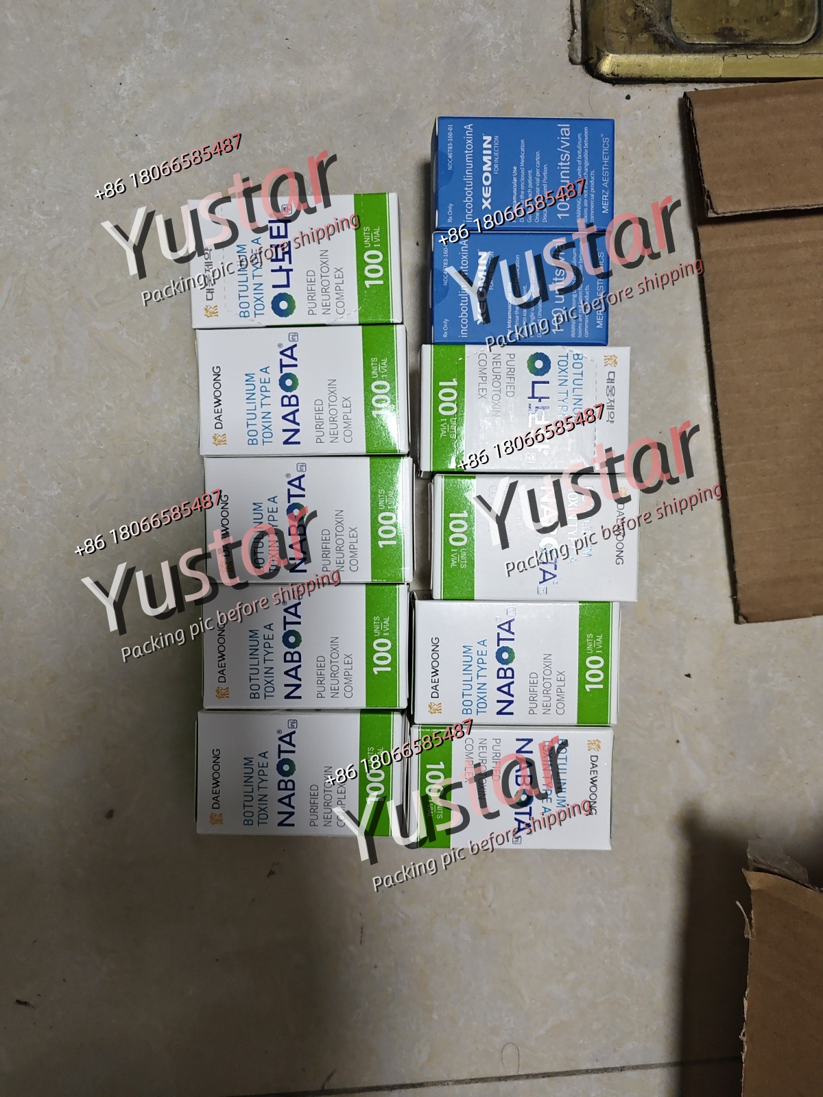 Anti-wrinkle Face lifting 100 units Korea Anti-Wrinkle Solution Mesotherapy Anti-Puffiness Moisturizer anti-wrinkle Anti-aging Firming
