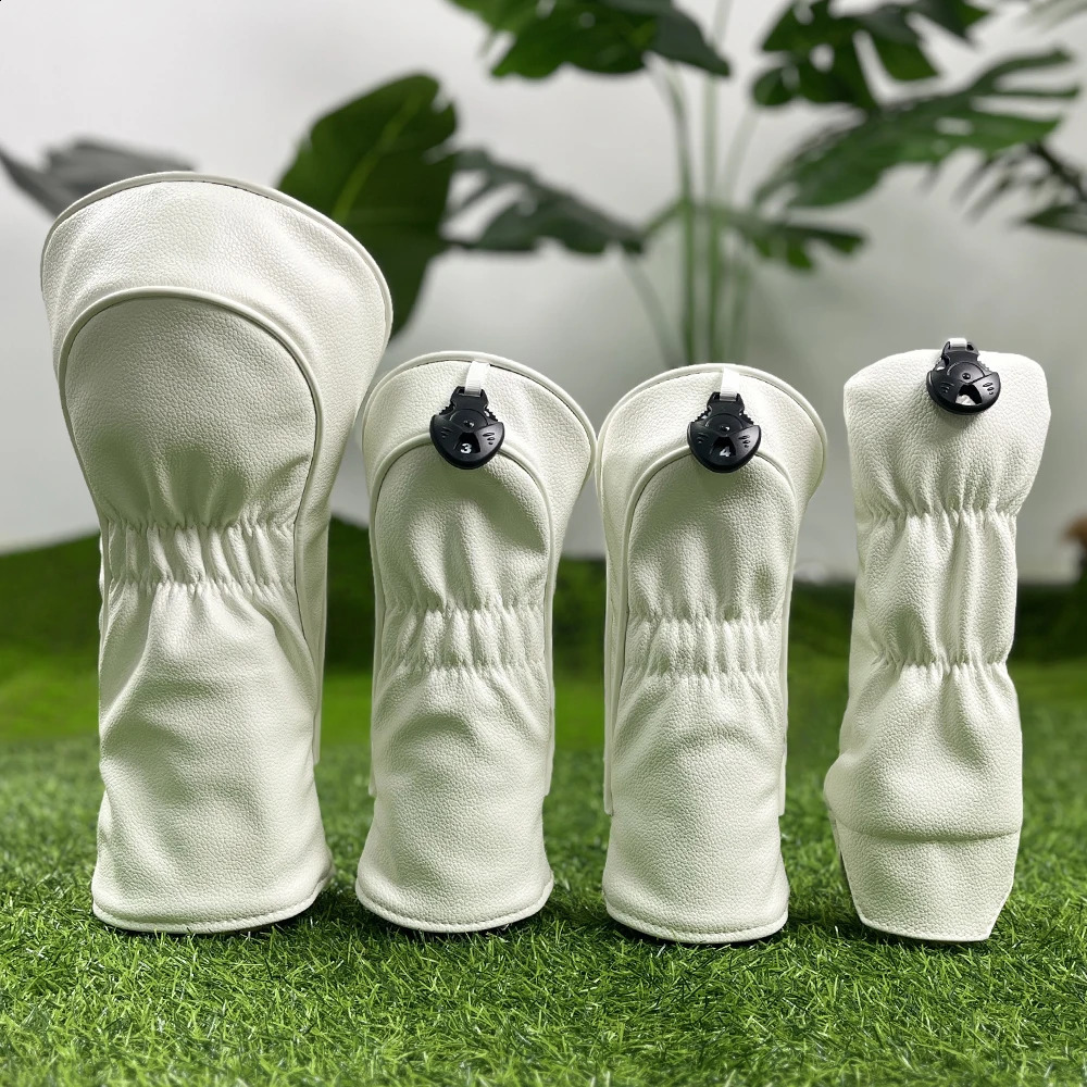 white abstract tiger golf club head cover durable waterproof providing the protection for your 250314