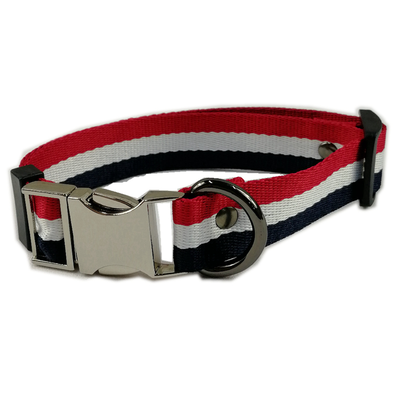 Designer Collars for Small Medium Large Dogs Luxurious Adjustable Soft Nylon Pet Puppy Collar with Metal Buckle Durable Sturdy Dog Chain Wholesale