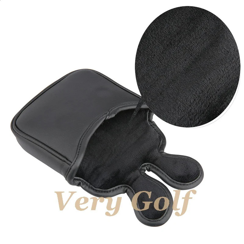 USA Pebble Beach Golf Square Mallet Putter Head Cover for Center Shaft Putters 250314