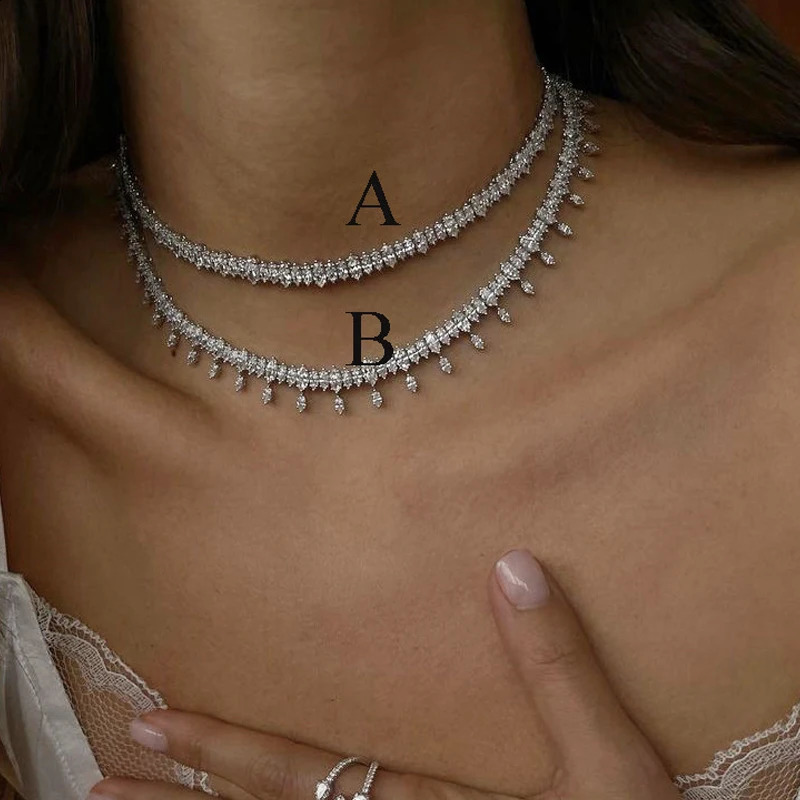 y clip necklace personalized love stacking suitable for womens weddings parties girlfriends wives gifts N0492 250317