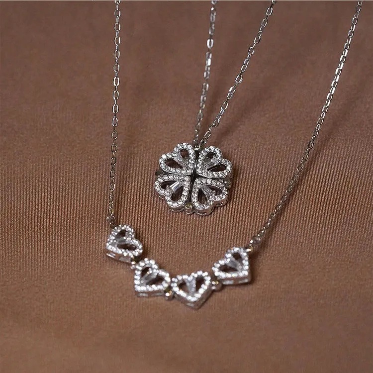 Cute Necklace Trendy Irregular Heart Pendant Necklaces for Women 18K Gold PlatedNecklace Elegant Jewelry for Everyday Wear Birthday Gifts for Women Her