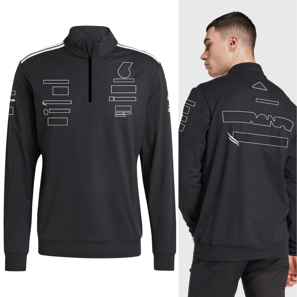 2025 F1 Team Formula 1 Driver Half Zipper Sweat Racing Fans Same Hoodie Men Women Sweatshirt Hooded Pullover Custom free shipping