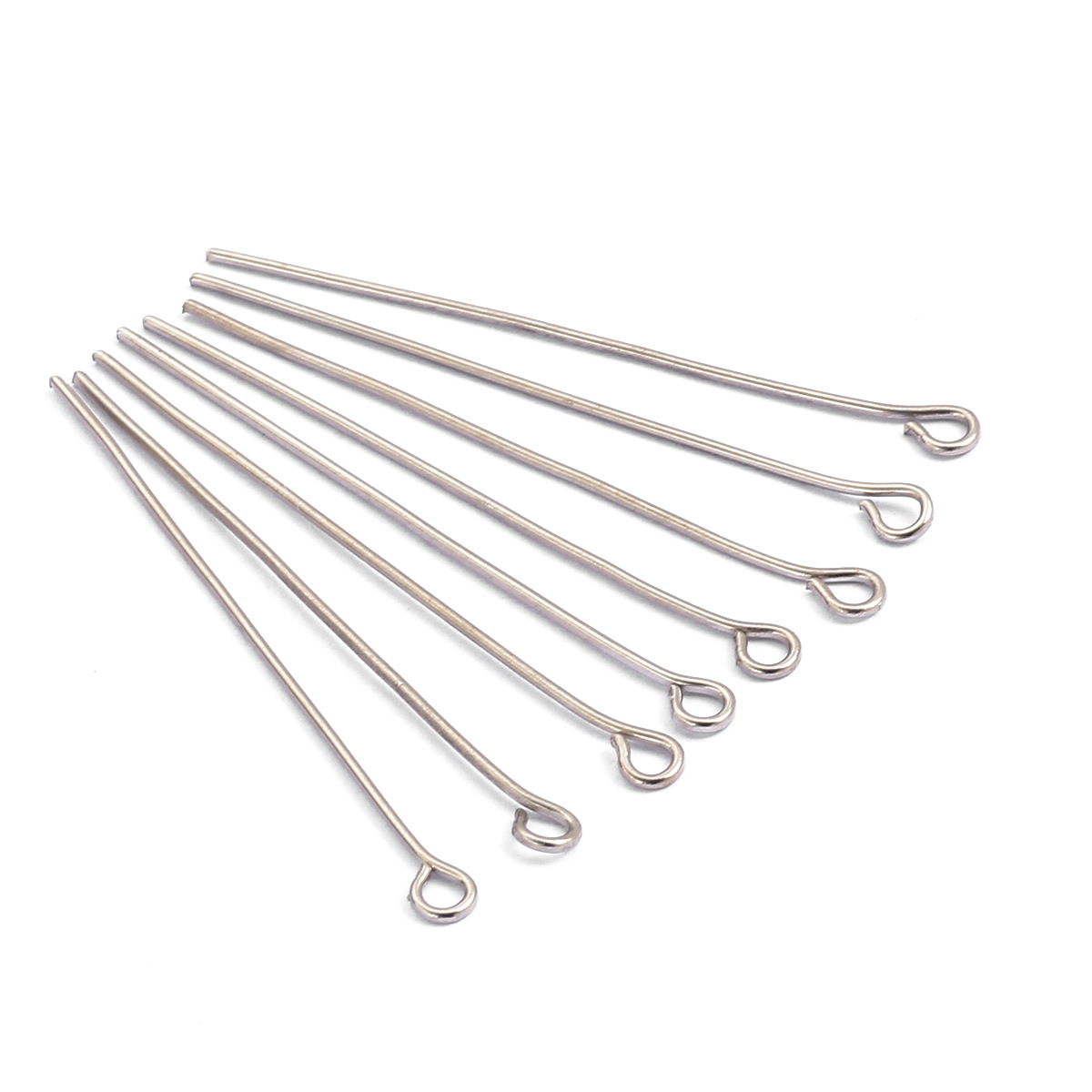 Durable 100-Pack Stainless Steel Headpin Collection for Jewelry Artists and DIY Enthusiasts