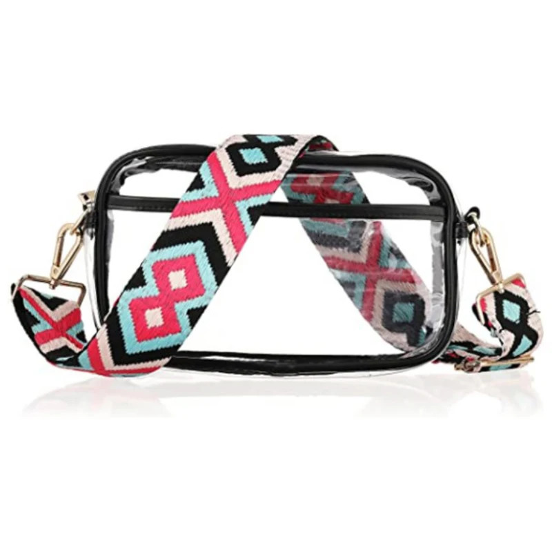 Summer INS Korean Beach Bag Transparent PVC Waterproof Travel Large Capacity Crossbody Bag Swimming Bag Storage Womans Bag250314bj