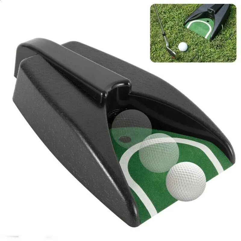 1 Golf Automatic Push Cup Return Machine Portable Training Indoor Office Outdoor Garden Accessories 250314