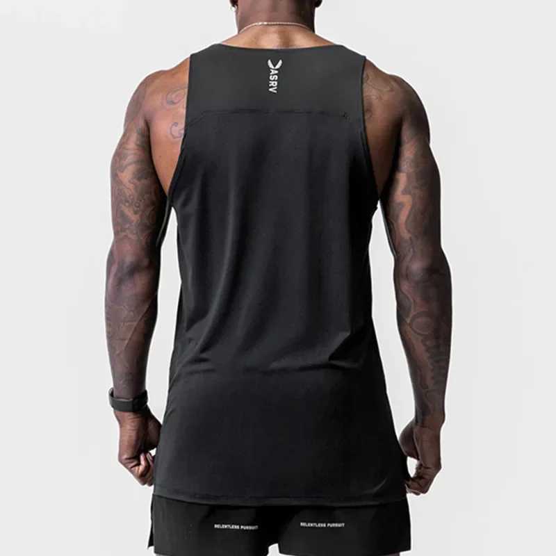 Mens Summer Gym Tank Top Man Bodybuilding Sleeveless Shirt Singlets Male Sports Quick Dry Clothing Fitness Workout Running VestT250317