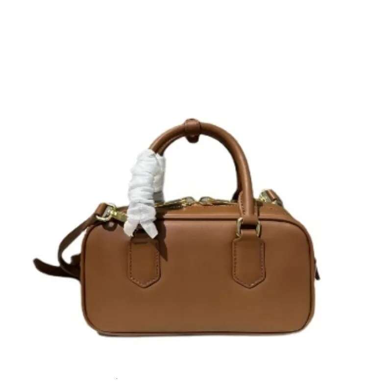 Boston Bowg Pillow Package 2024 Handbag Women's Genuine Leather Shoulder Crossbody Bag