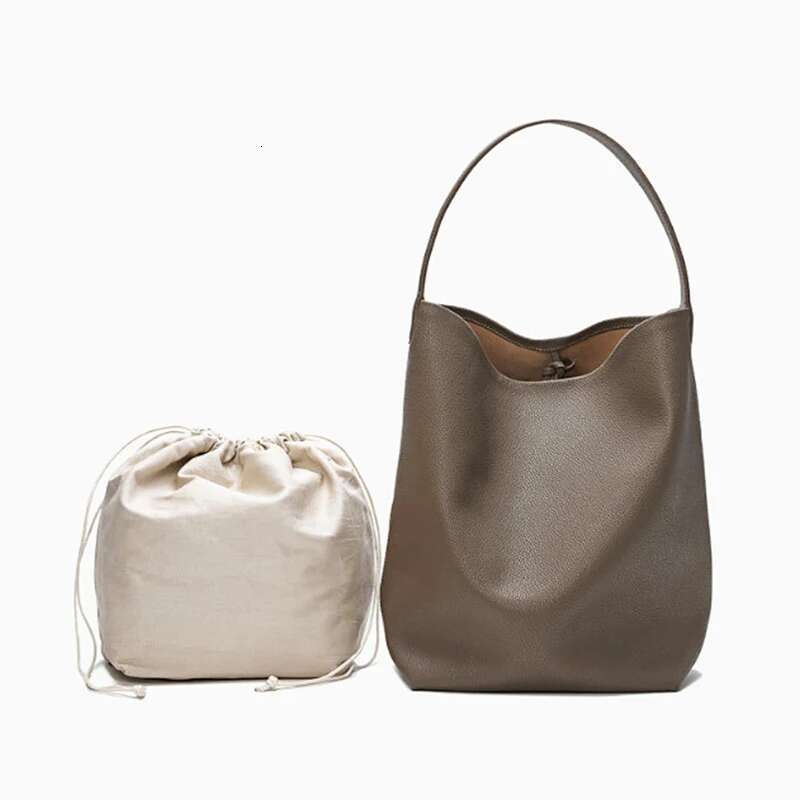 Hot Sale Women Lady Lazy Style Soft Leather Shoulder Bag Underarm Pack Female Casual Large Tote Bucket Handbag Wholesale New