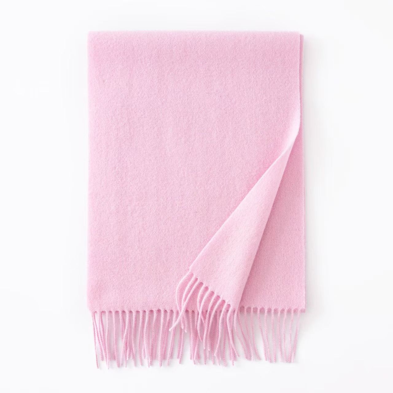 K150 100% pure cashmere scarf high-grade gray men's autumn and winter new Morandi color warm neck scarf dual-purpose